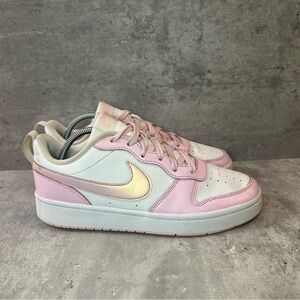 Nike Court Borough Low Sneakers DQ0492-100 Womens sz 7.5
